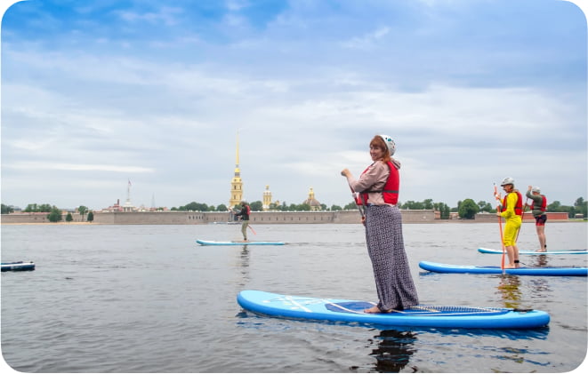 САП-серфинг в Санкт-Петербурге и Ленинградской области